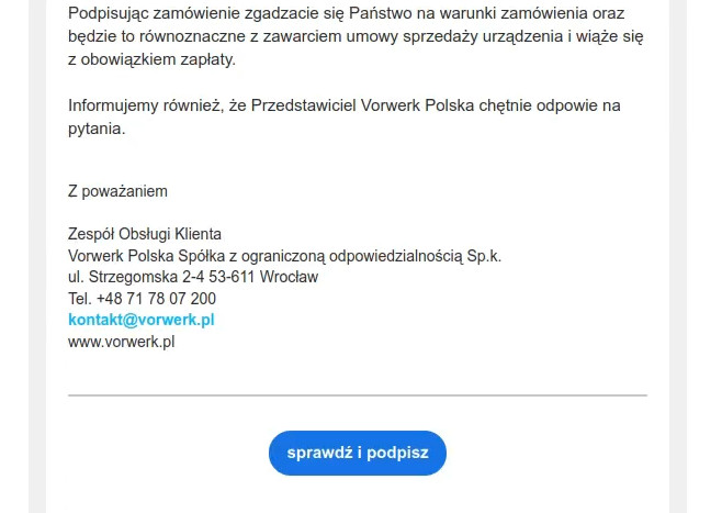 mail do podpisu